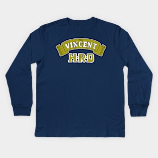 vincent hrd Kids Long Sleeve T-Shirt